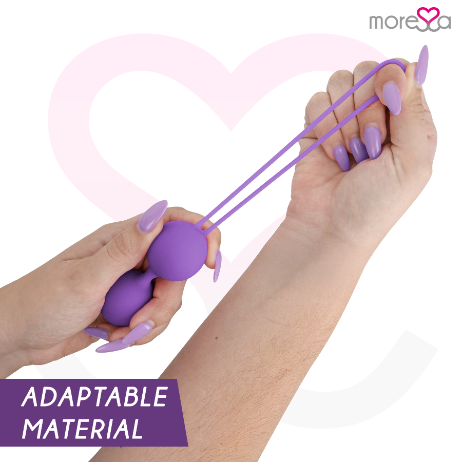 MORESSA - OSIAN DUE SILICONE PREMIUM LILLA – Sfere di silicone – foto 3
