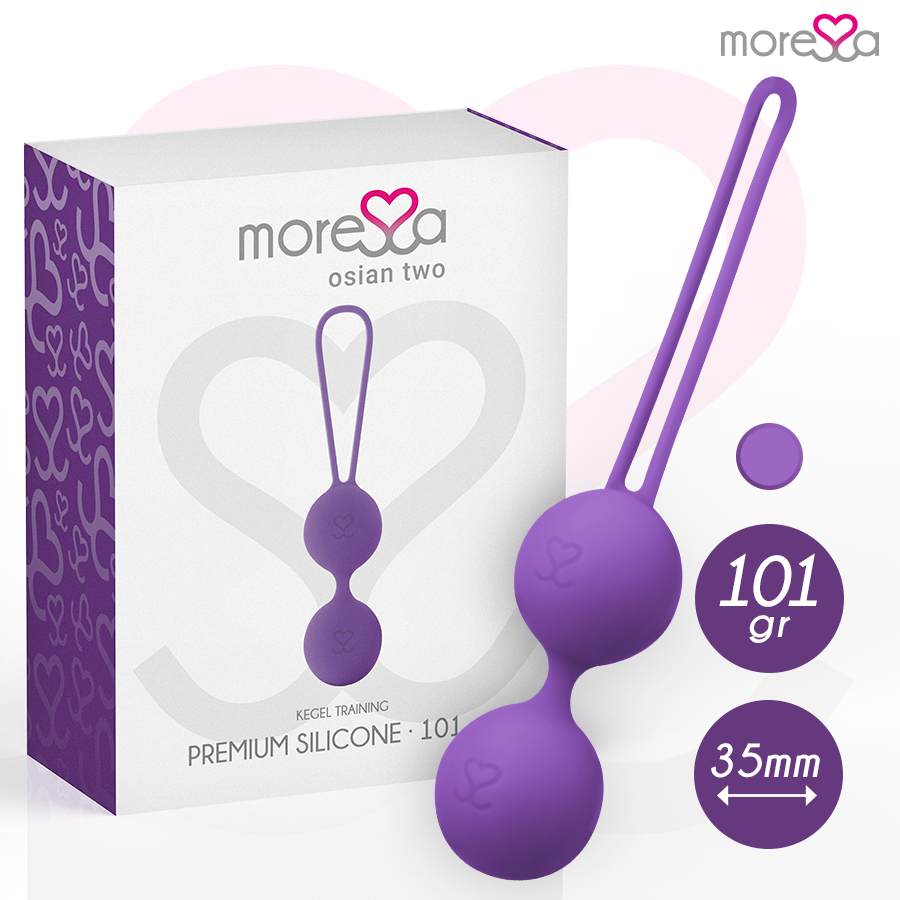 MORESSA - OSIAN DUE SILICONE PREMIUM LILLA – Sfere di silicone – foto 2