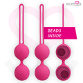 MORESSA - OSIAN DUE SILICONE PREMIUM ROSA – Sfere di silicone