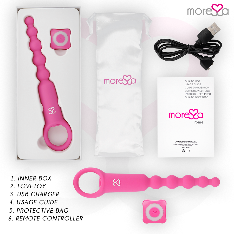 MORESSA - RONIE REMOTE CONTROL PIACERE ANALE ROSA – Telecomando – foto 6