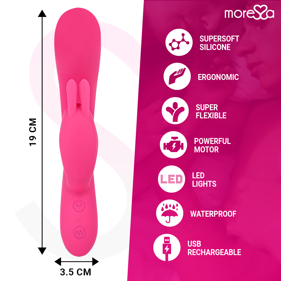 MORESSA - TELMO PREMIUM SILICONE RICARICABILE – Classici vibratori anali o vaginali – foto 4