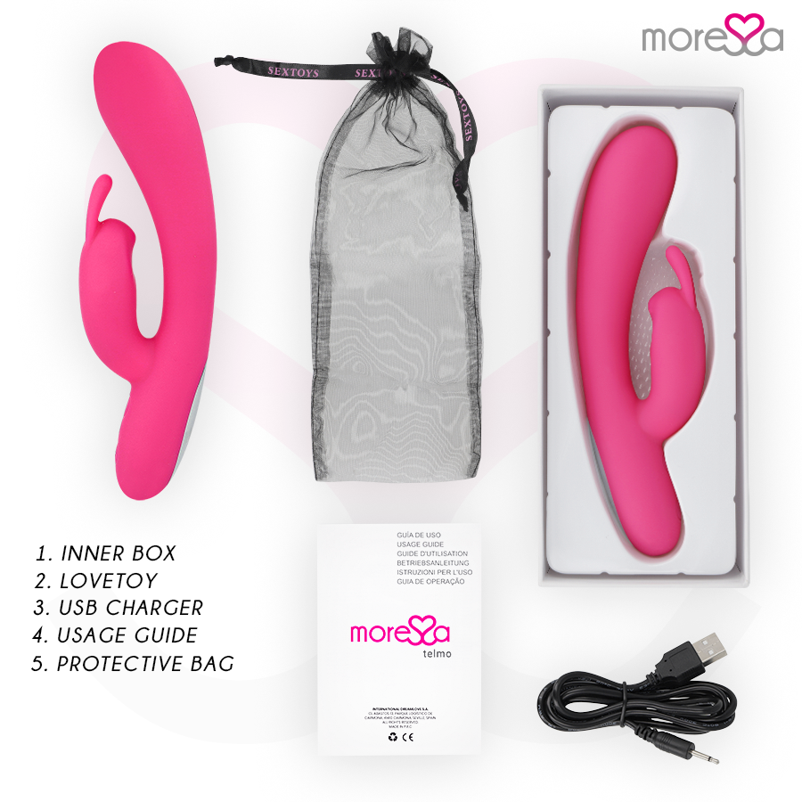 MORESSA - TELMO PREMIUM SILICONE RICARICABILE – Classici vibratori anali o vaginali – foto 6