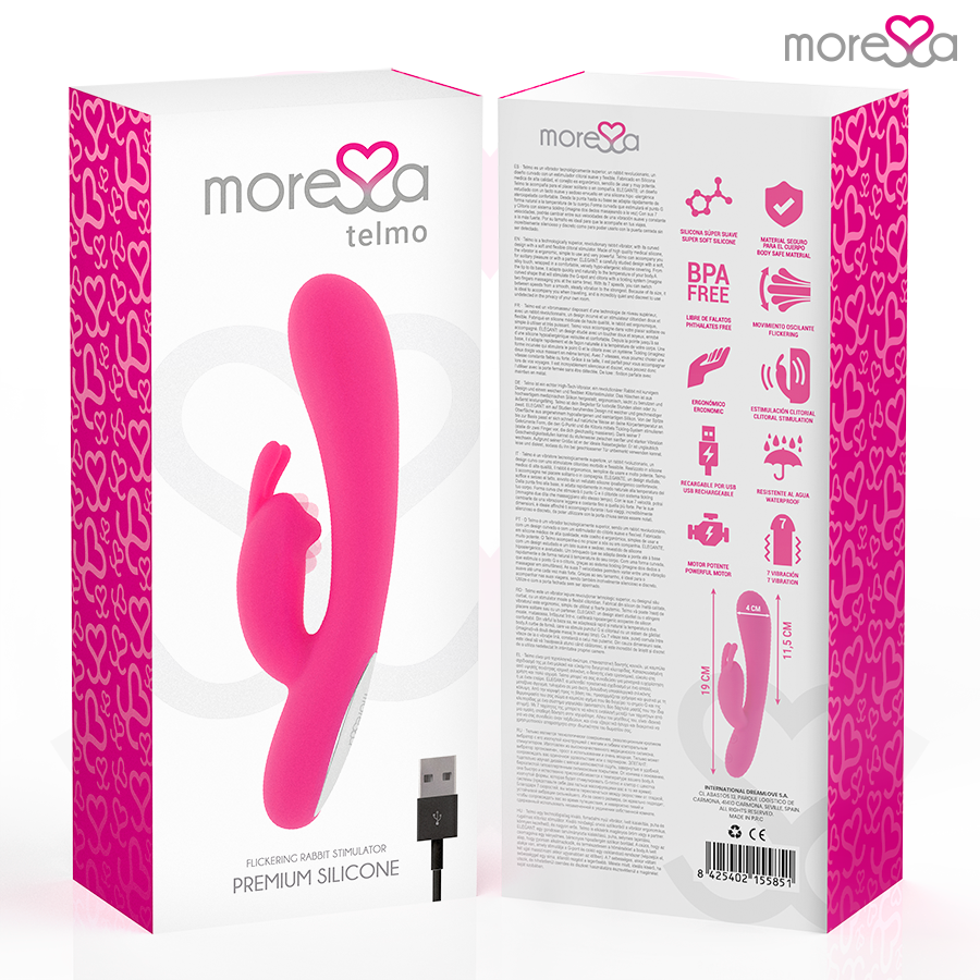 MORESSA - TELMO PREMIUM SILICONE RICARICABILE – Classici vibratori anali o vaginali – foto 7
