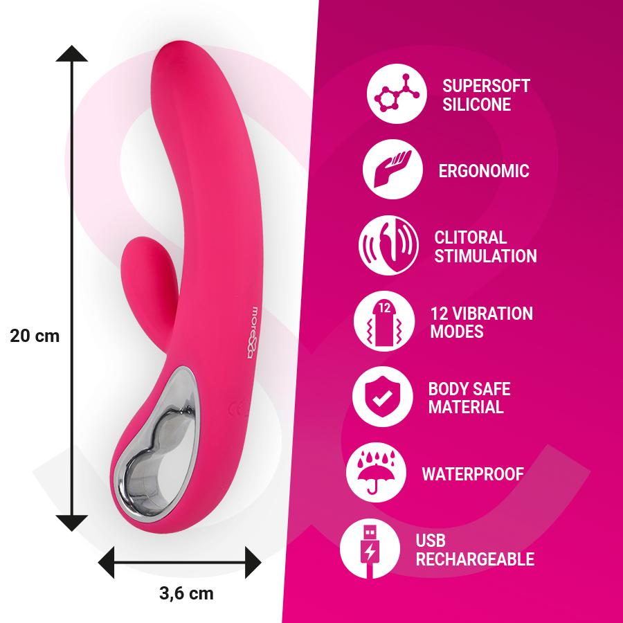MORESSA - TROY PREMIUM SILICONE RICARICABILE – Vibratori a punto G – foto 4