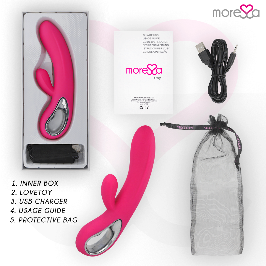 MORESSA - TROY PREMIUM SILICONE RICARICABILE – Vibratori a punto G – foto 6