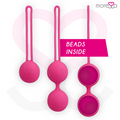 MORESSA - SET OSIAN PREMIUM SILICONE ROSA (Osian One - 51 g | Osian Two - 101 g | Osian Three 85 g) – Sfere di silicone