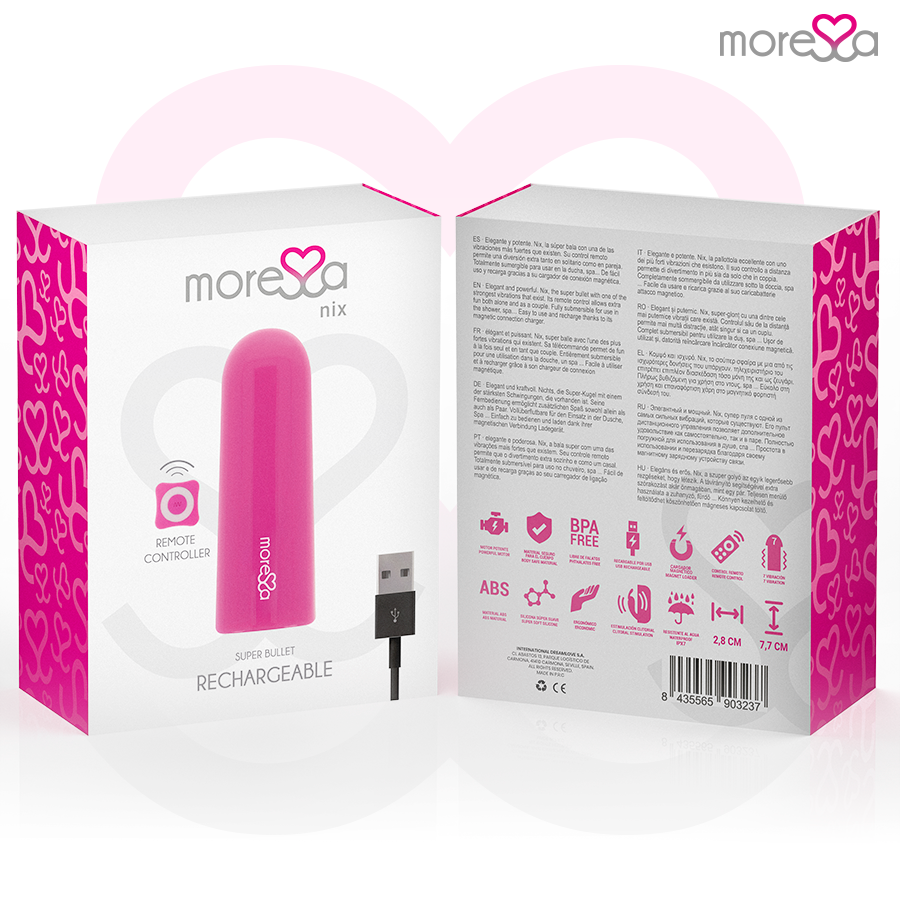 MORESSA - TELECOMANDO VIBRATORE NIX ROSA – Telecomando – foto 7