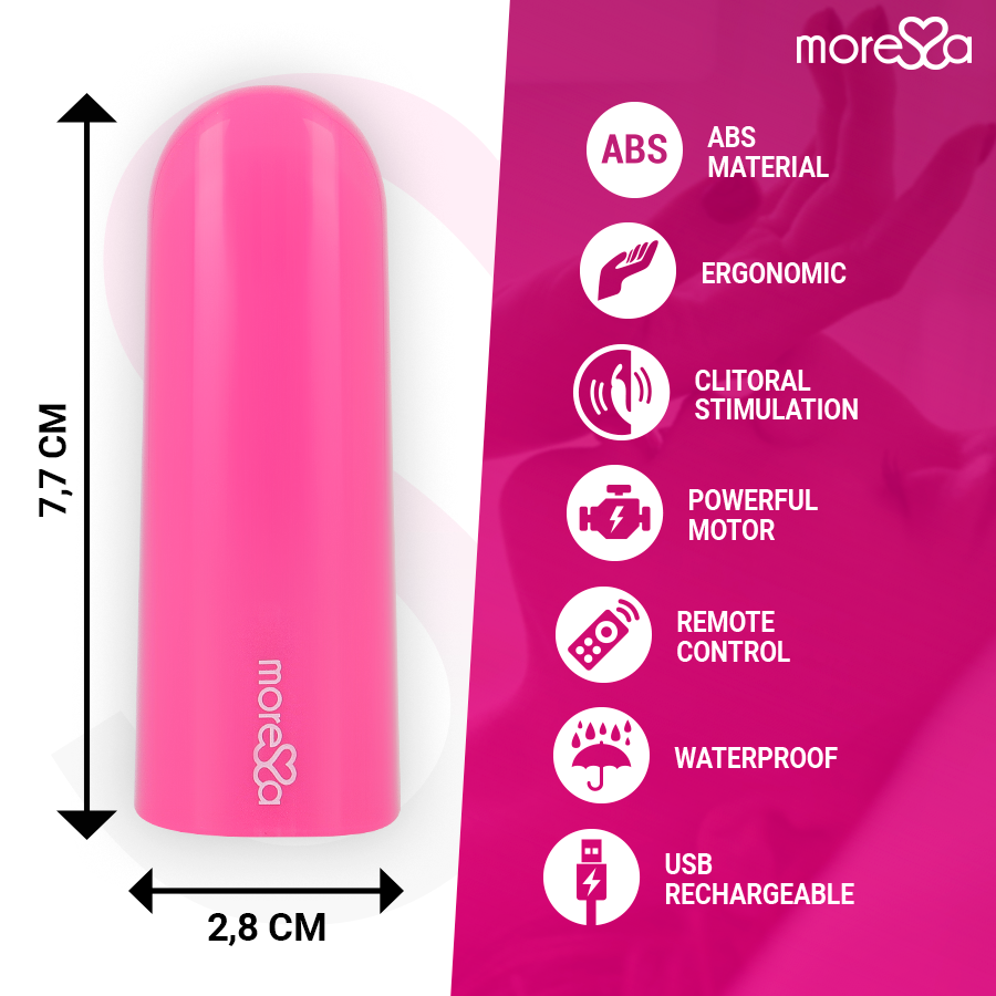 MORESSA - TELECOMANDO VIBRATORE NIX ROSA – Telecomando – foto 4