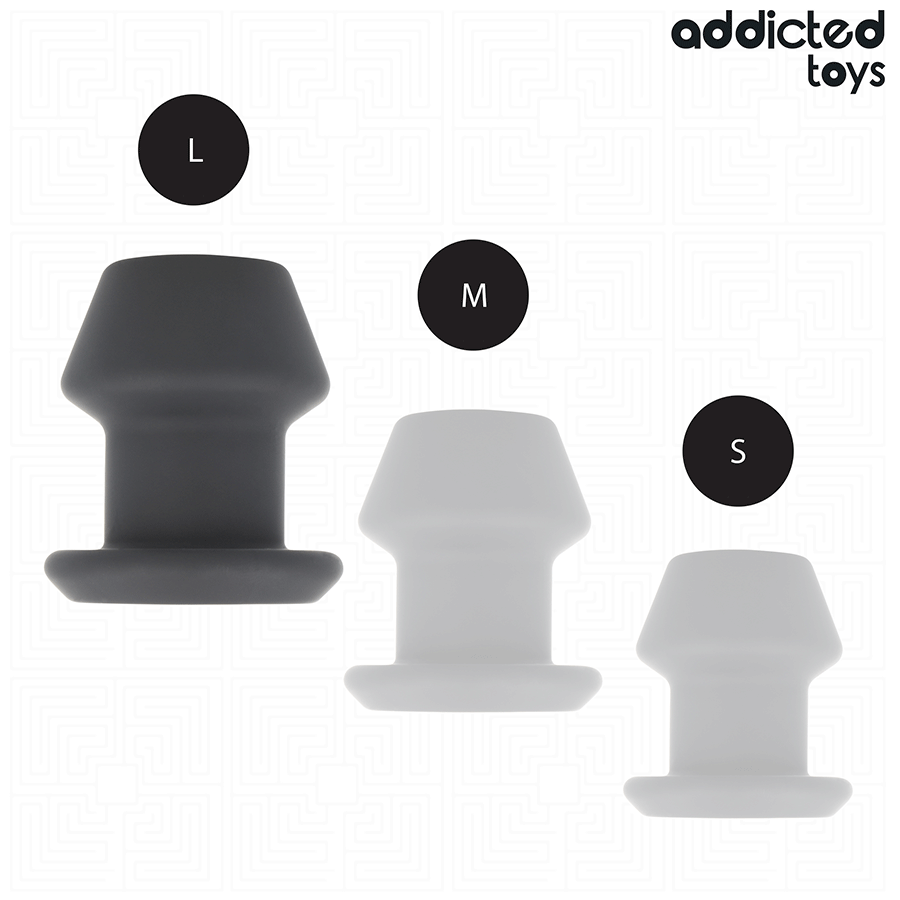 ADDICTED TOYS - EXTREME HOLLOW ANAL PLUG TAGLIA L 10,4 CM – Tappi anali – foto 5