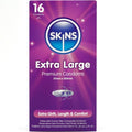 SKINS - PRESERVATIVI EXTRA LARGE PREMIUM CONFEZIONE DA 16 – Taglia XL (grande)