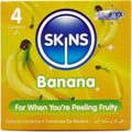 SKINS - PRESERVATIVI BANANA PREMIUM CONFEZIONE DA 4 – Profumo