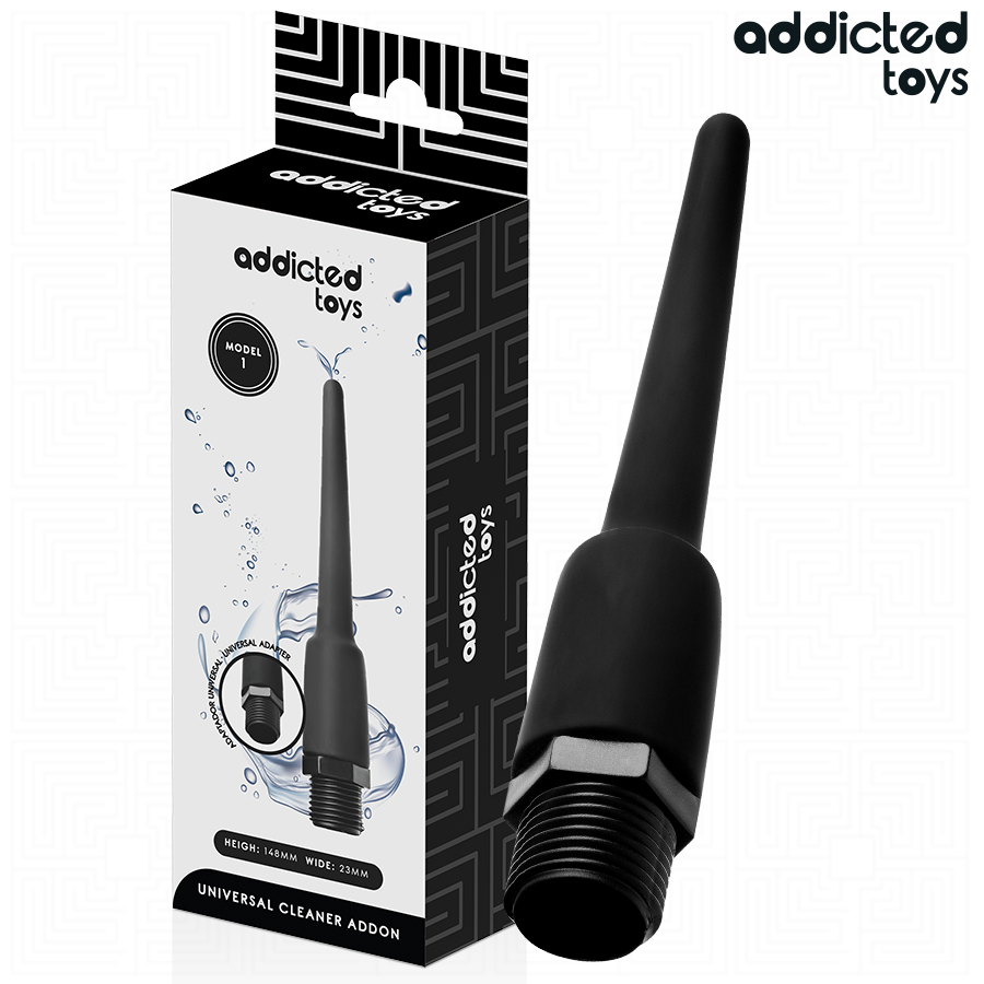 ADDICTED TOYS - PULITORE ANALE CON ADATTATORE UNIVERSALE MODELLO 1 – Doccia anale – foto 2