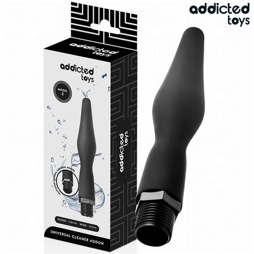 ADDICTED TOYS - PULITORE ANALE CON ADATTATORE UNIVERSALE MODELLO 2 – Doccia anale – foto 2