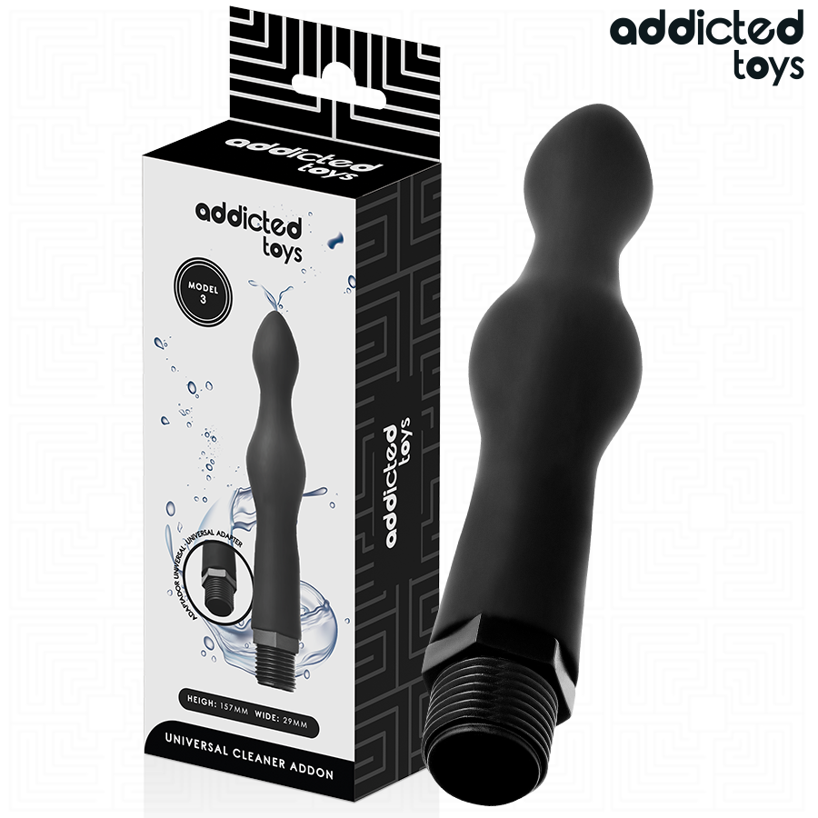 ADDICTED TOYS - PULITORE ANALE CON ADATTATORE UNIVERSALE MODELLO 3 – Doccia anale – foto 2