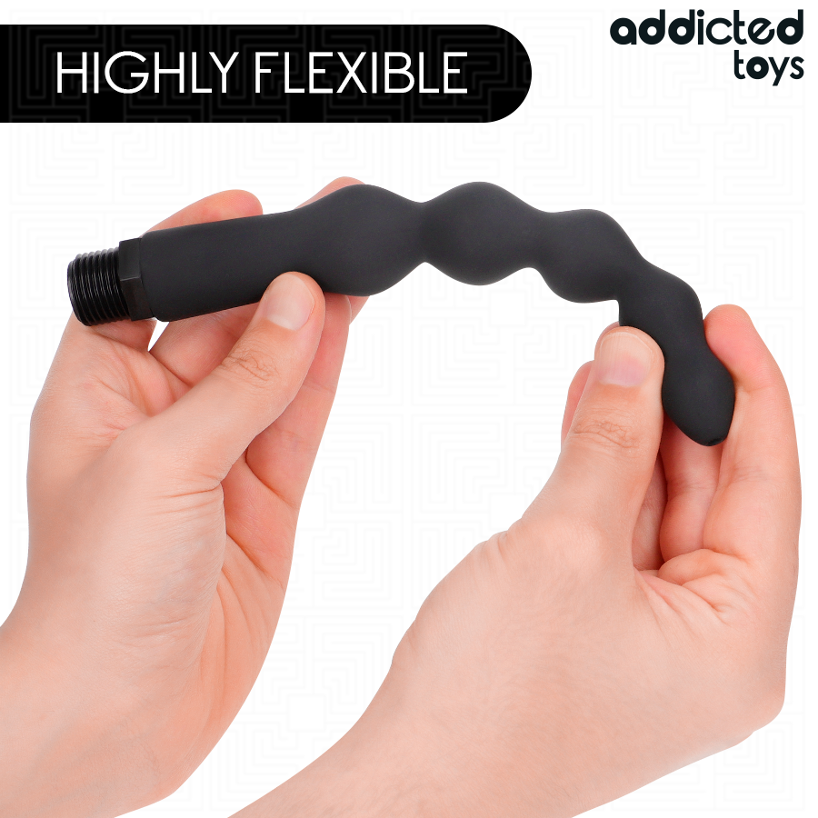 ADDICTED TOYS - PULITORE ANALE CON ADATTATORE UNIVERSALE MODELLO 5 – Doccia anale – foto 4
