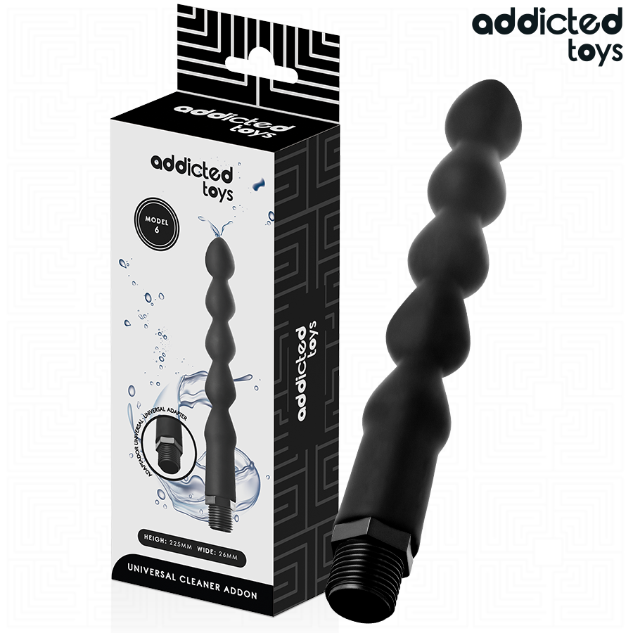 ADDICTED TOYS - PULITORE ANALE CON ADATTATORE UNIVERSALE MODELLO 6 – Doccia anale – foto 2