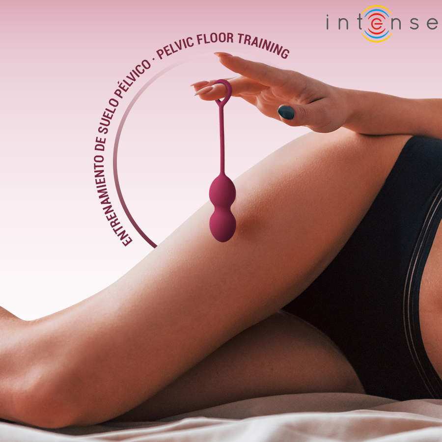 INTENSE - KIT PALLINE KEGEL CHARLI BORDEAUX – Sfere di silicone – foto 4