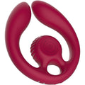 SNAIL VIBE - GIZI DUO STIMOLATORE DI COPPIA TELECOMANDO BORDEAUX – Vibratore per coppie UD
