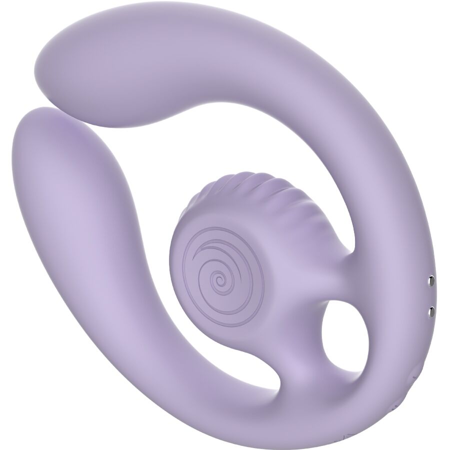 SNAIL VIBE - GIZI DUO STIMOLATORE DI COPPIA CON TELECOMANDO LILLA – Vibratore per coppie UD – foto 3