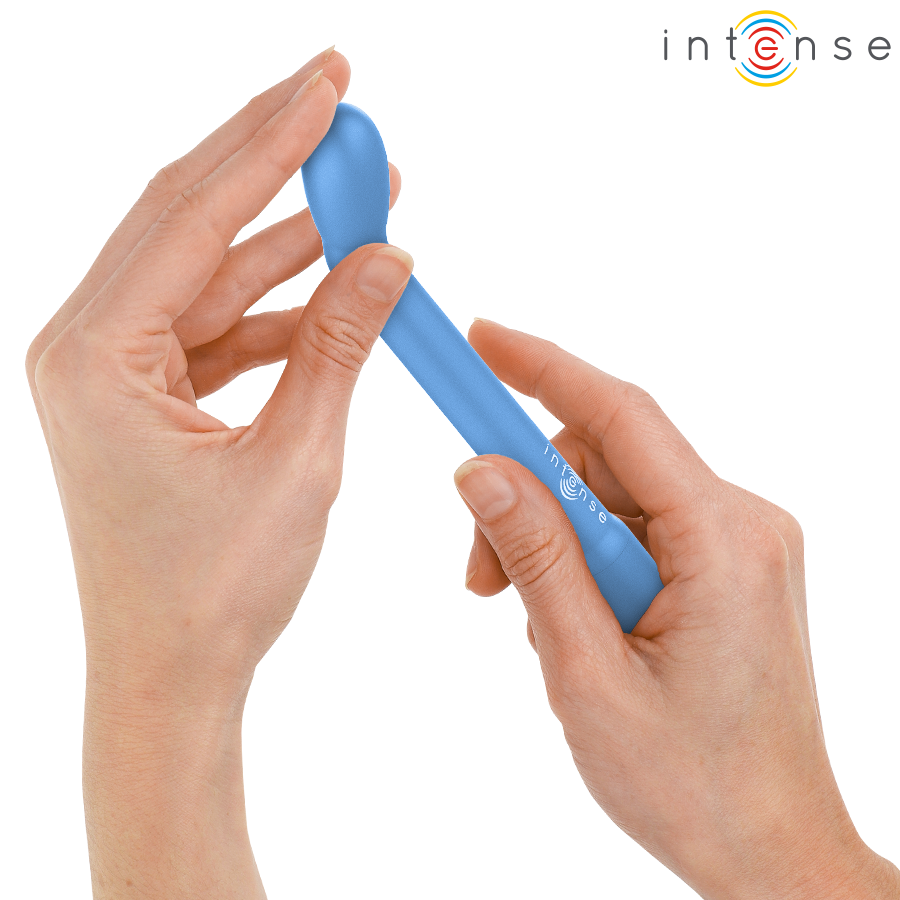 INTENSE - KARLIE STIMOLATORE PUNTO G RICARICABILE BLU – Succhiare la vagina / il clitoride – foto 4