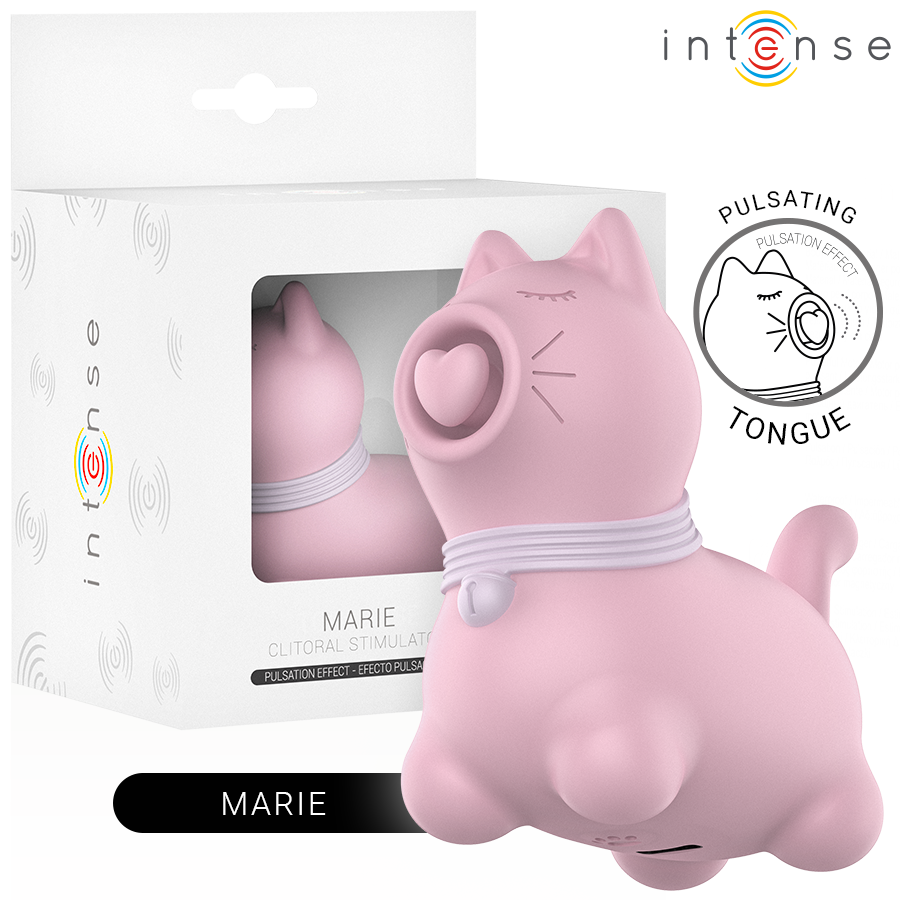 INTENSE - STIMOLATORE DELLA LINGUA CON EFFETTO PULSAZIONE MARIE PINK – Per il clitoride