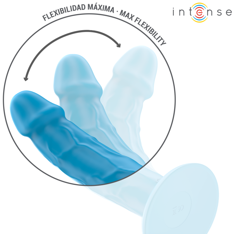 INTENSE - PHOEBE VIBRATORE REALISTICO 10 VIBRAZIONI TELECOMANDO BLU – Vibratori a punto G – foto 5
