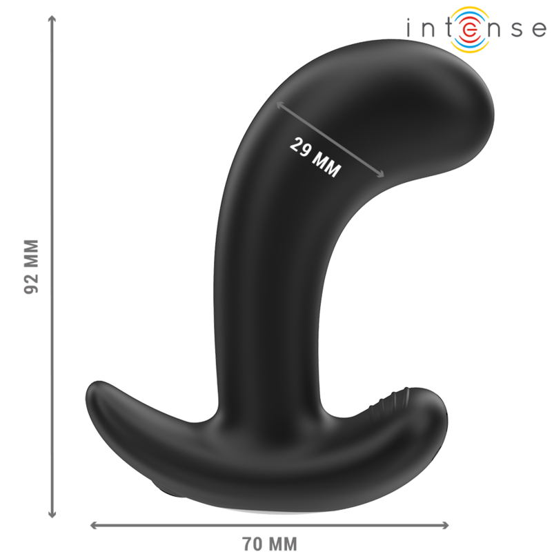 INTENSE - CHANDLER ANAL PLUG 10 VIBRAZIONI NERO TELECOMANDO – Tappi anali – foto 3