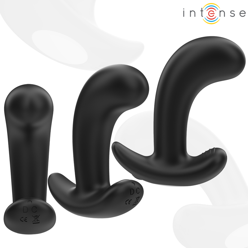 INTENSE - CHANDLER ANAL PLUG 10 VIBRAZIONI NERO TELECOMANDO – Tappi anali – foto 4