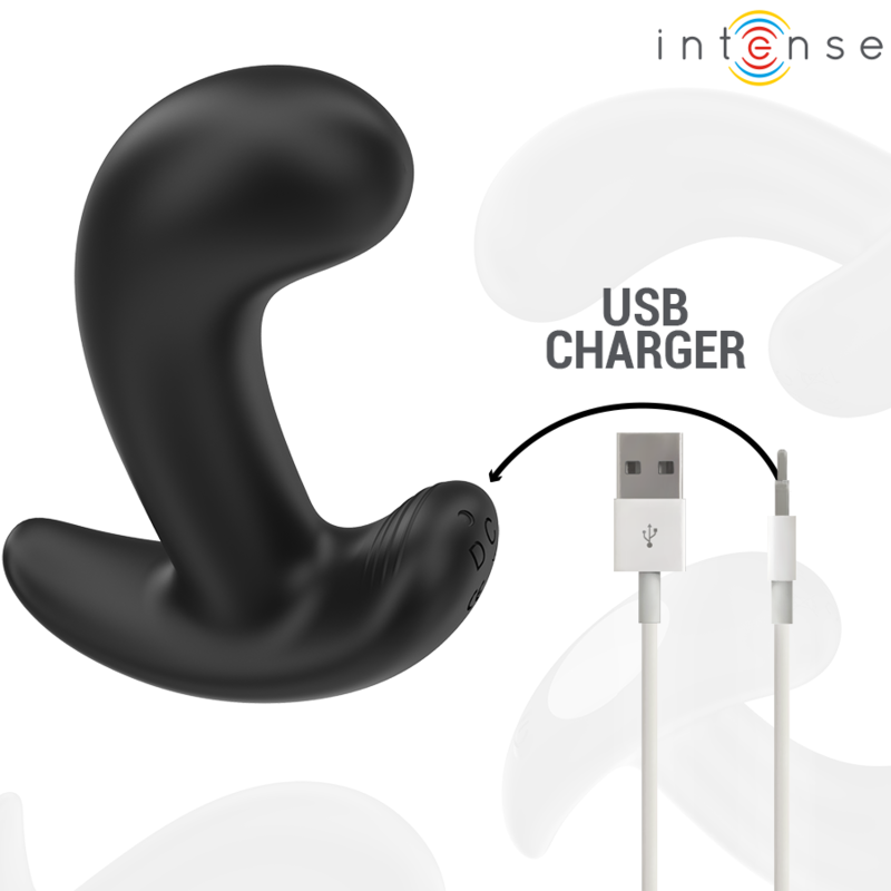 INTENSE - CHANDLER ANAL PLUG 10 VIBRAZIONI NERO TELECOMANDO – Tappi anali – foto 6