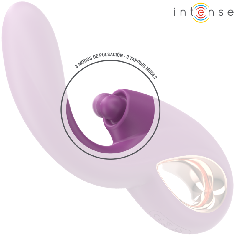 INTENSE - LALI VIBRATORE MULTIFUNZIONE PUNTO G TAPPING & THRUST & VIBRATION VIOLA – Vibratori HI-TECH – foto 3