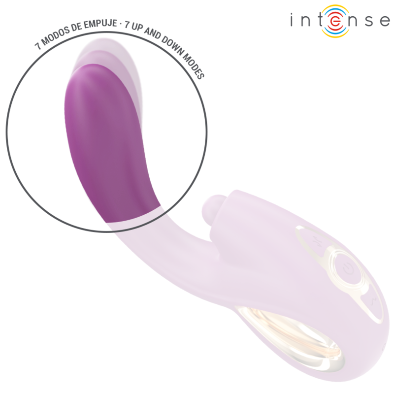 INTENSE - LALI VIBRATORE MULTIFUNZIONE PUNTO G TAPPING & THRUST & VIBRATION VIOLA – Vibratori HI-TECH – foto 4