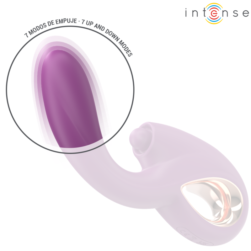 INTENSE - LALI VIBRATORE MULTIFUNZIONE PUNTO G TAPPING & THRUST & VIBRATION VIOLA – Vibratori HI-TECH – foto 5