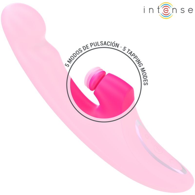 INTENSE - VIBRATORE EMI 13,5 CM MULTIFUNZIONE 3 IN 1 10 VIBRAZIONI ROSA – Vibratori HI-TECH – foto 6