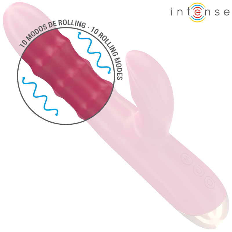 INTENSE - CHLOE VIBRATORE MULTIFUNZIONE 3 IN 1 ROSSO – Vibratori HI-TECH – foto 3