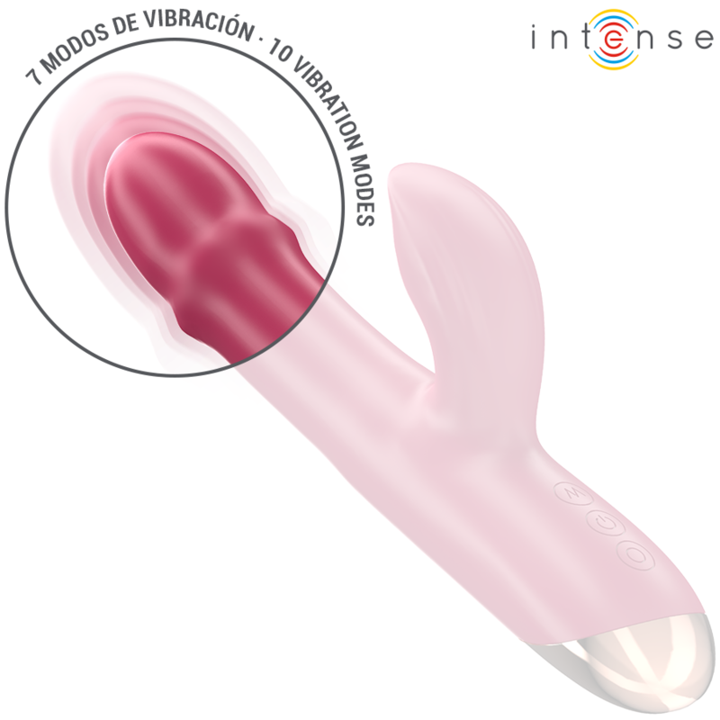 INTENSE - CHLOE VIBRATORE MULTIFUNZIONE 3 IN 1 ROSSO – Vibratori HI-TECH – foto 5