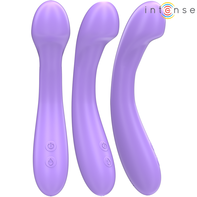INTENSE - VIBRATORE BECKY 19 CM RISCALDABILE 7 VIBRAZIONI VIOLA – Vibratori HI-TECH – foto 3