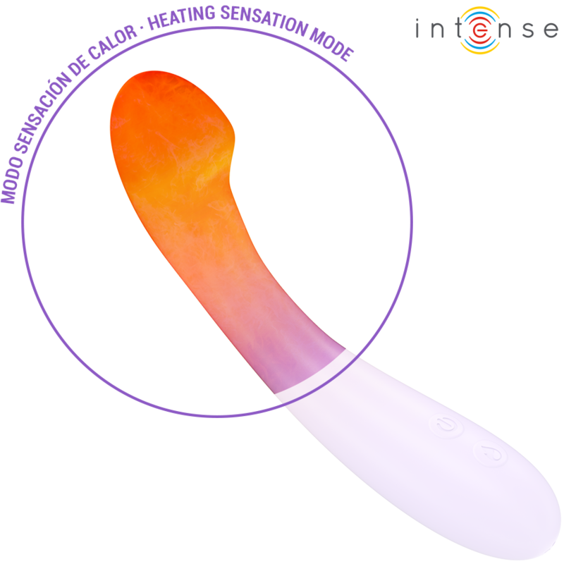 INTENSE - VIBRATORE BECKY 19 CM RISCALDABILE 7 VIBRAZIONI VIOLA – Vibratori HI-TECH – foto 4
