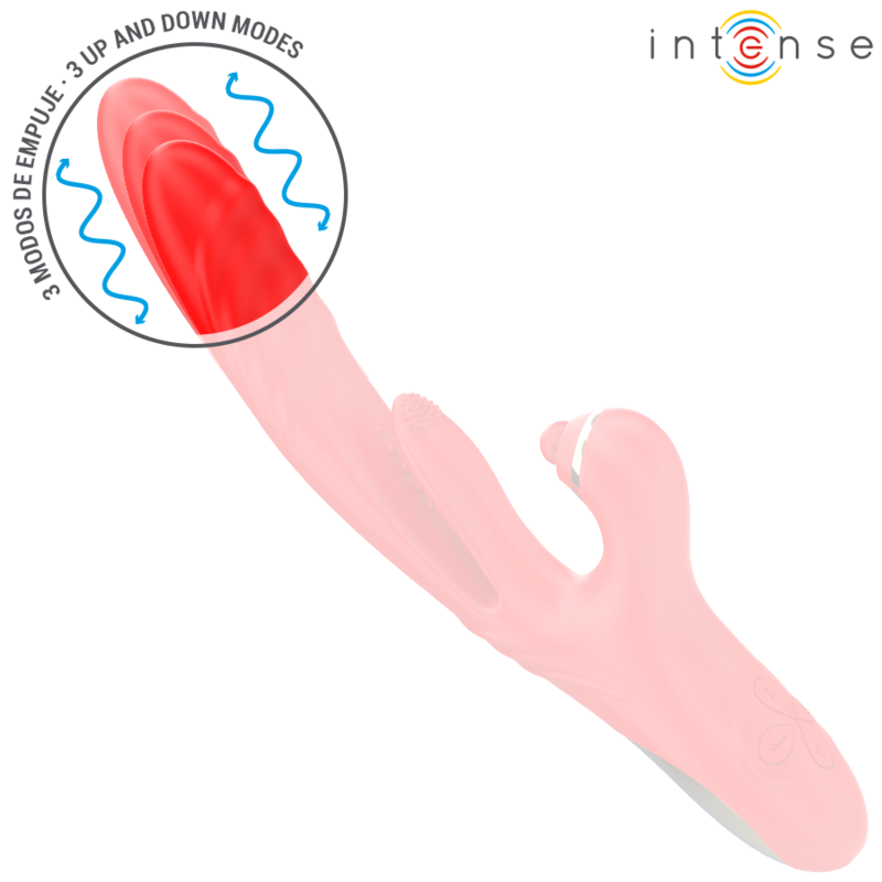INTENSE - VIBRATORE MULTIFUNZIONE ROSALIA 3 IN 1 ROSSO – Vibratori HI-TECH – foto 4