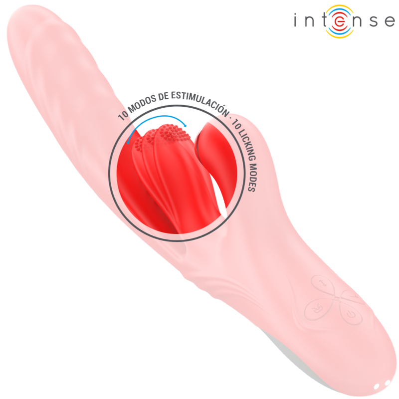 INTENSE - VIBRATORE MULTIFUNZIONE ROSALIA 3 IN 1 ROSSO – Vibratori HI-TECH – foto 5