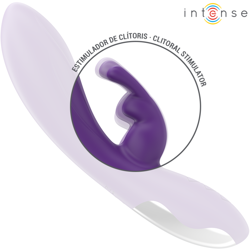 INTENSE - VIBRATORE RANDALL RABBIT 10 VIBRAZIONI VIOLA – Vibratori di coniglio – foto 5