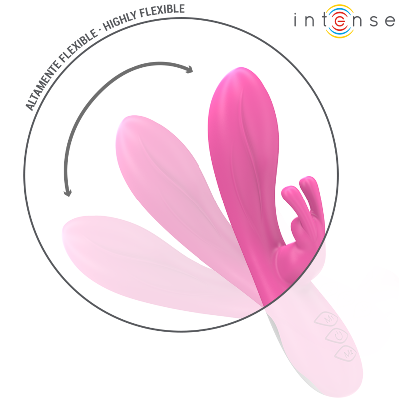 INTENSE - VIBRATORE RANDALL RABBIT 10 VIBRAZIONI ROSA – Vibratori di coniglio – foto 4