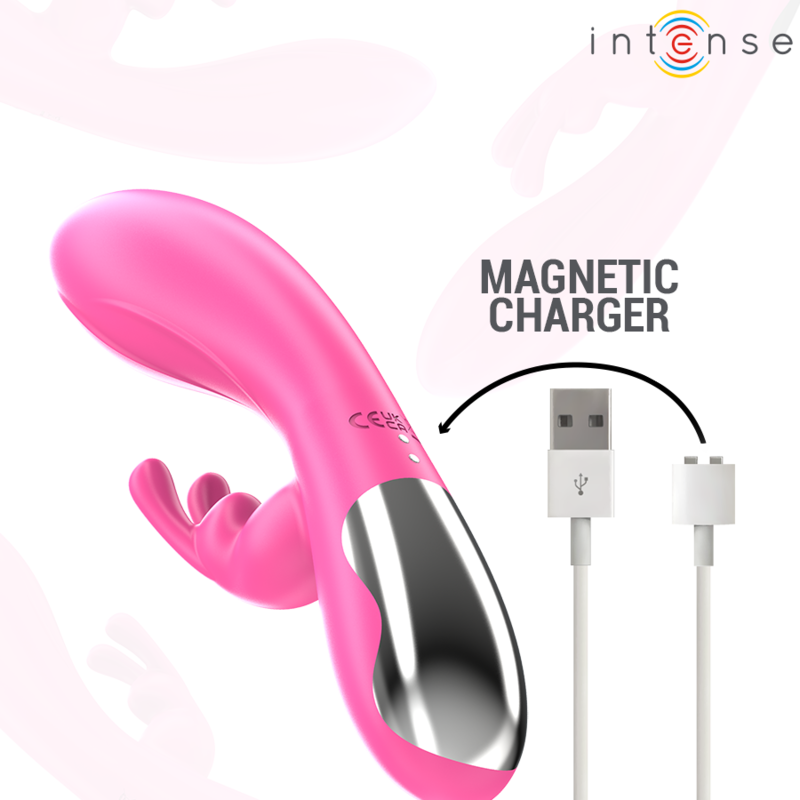 INTENSE - VIBRATORE RANDALL RABBIT 10 VIBRAZIONI ROSA – Vibratori di coniglio – foto 7
