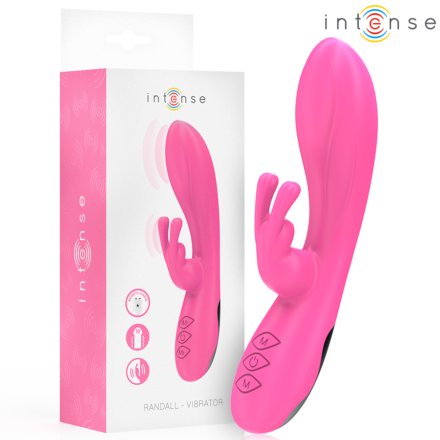 INTENSE - VIBRATORE RANDALL RABBIT 10 VIBRAZIONI ROSA – Vibratori di coniglio