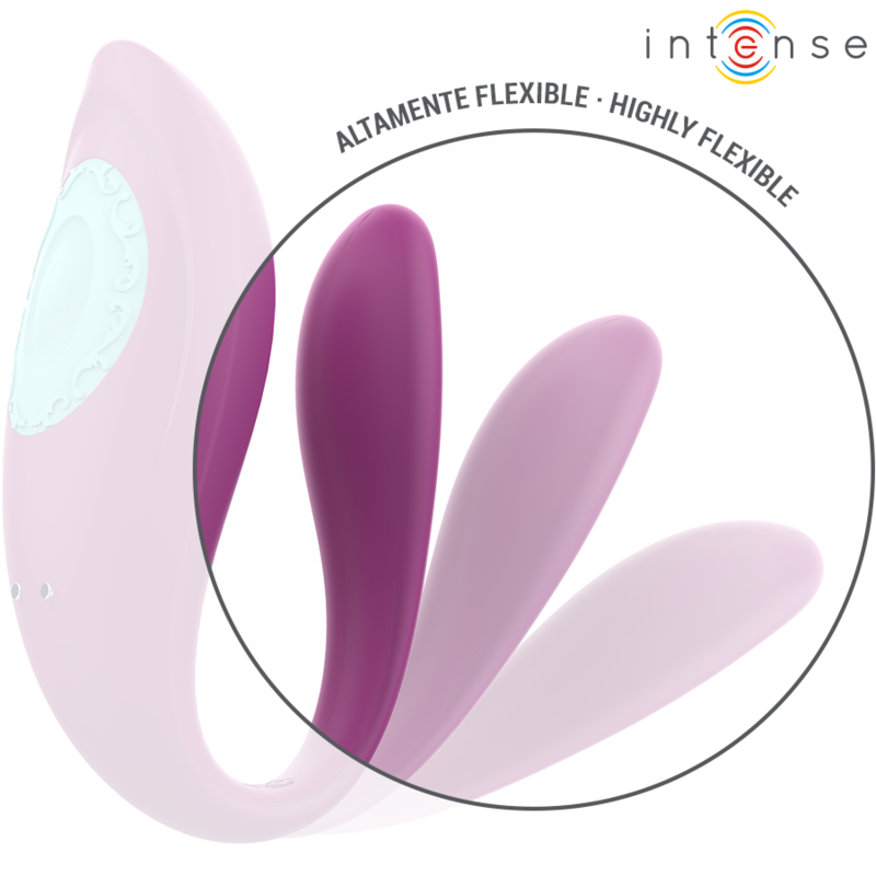 INTENSE - ANNIE VIBRATORE E STIMOLATORE A FORMA DI U TELECOMANDO VIOLA – Telecomando – foto 6