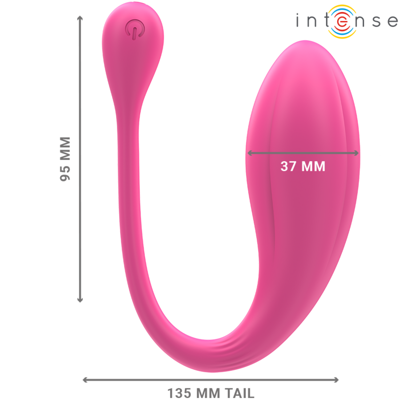 INTENSE - JANICE U VIBRATORE DOPPIA STIMOLAZIONE 10 VIBRAZIONI ROSA TELECOMANDO – Vibratore per coppie UD – foto 6