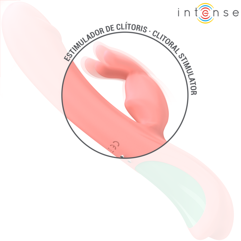 INTENSE - RACHEL RABBIT VIBRATOR 5 VIBRAZIONI ROSA – Vibratori di coniglio – foto 5