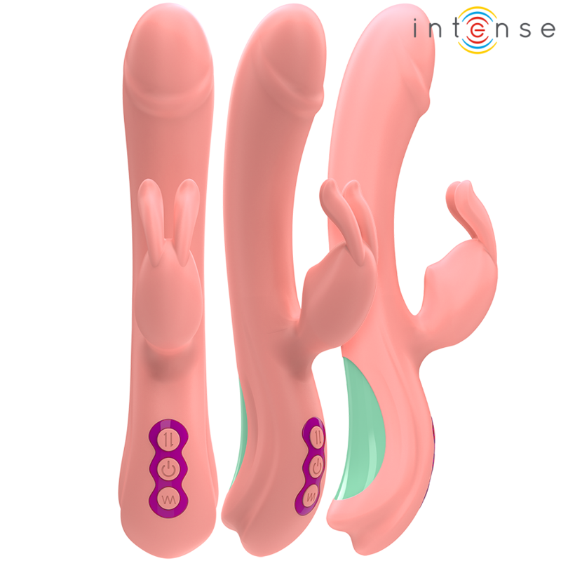 INTENSE - RACHEL RABBIT VIBRATOR 5 VIBRAZIONI ROSA – Vibratori di coniglio – foto 3