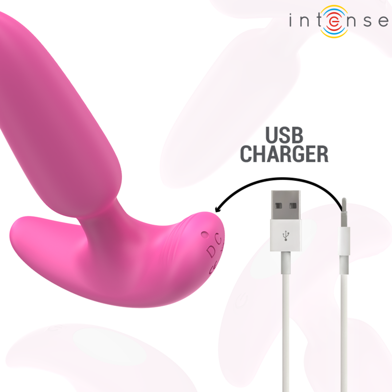 INTENSE - ROSS ANAL PLUG 10 VIBRAZIONI ROSA TELECOMANDO – Tappi anali – foto 6