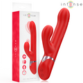 INTENSE - LELE VIBRATORE MULTIFUNZIONE ROTANTE E OSCILLANTE E STIMOLANTE ROSSO – Vibratori HI-TECH