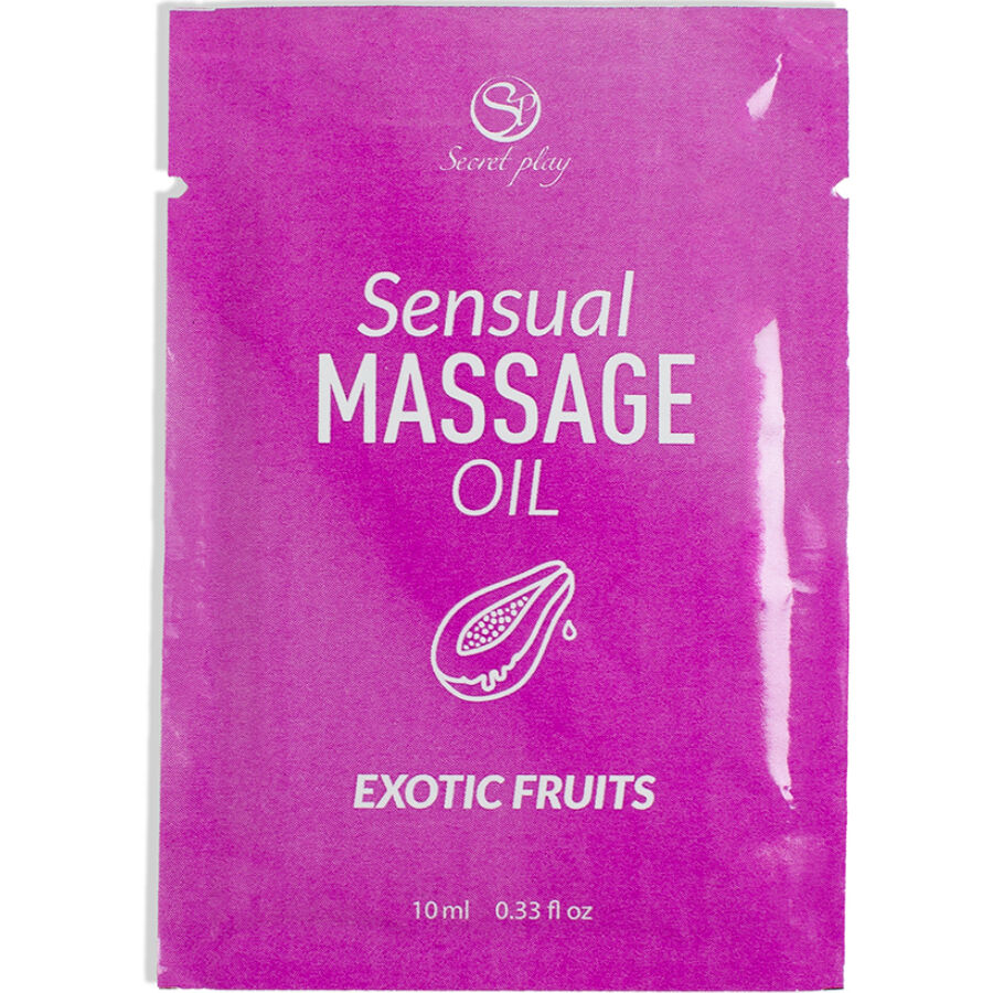 SECRETPLAY - OLIO DA MASSAGGIO MONODOSE AI FRUTTI ESOTICI 10 ML – Oli Aromatizzati
